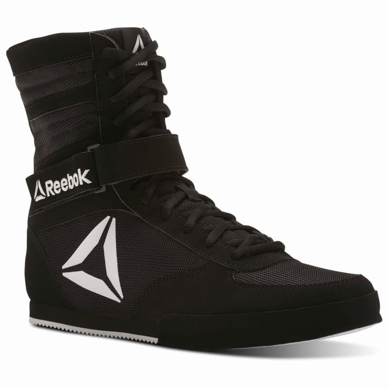 Reebok Boxerske Topanky Panske - Čierne/Biele SA3971ZR